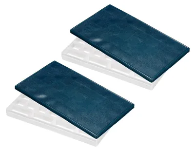 Mischpalette 36 Fächer, 2er-Pack, Kunststoff, mit Deckel, 280x156x30 mm