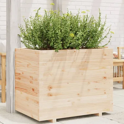 Productafbeelding van Maison Exclusive - Bloembak voor de tuin, 90 x 60 x 72 cm, massief grenenhout