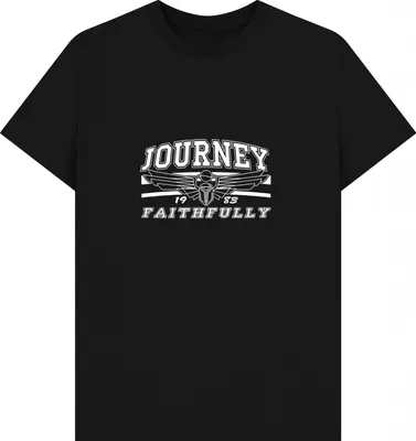 Produktbild von Journey - "Faithfully" T-Shirt für Herren/Damen Uni PN1421 (L) (Schwarz)