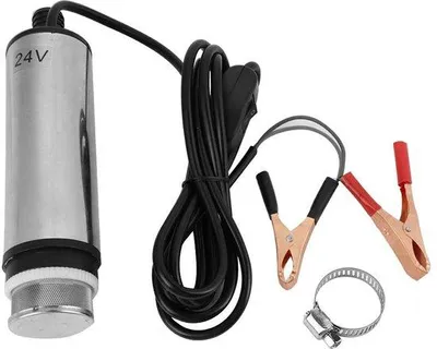 Produktbild von Elektrische Tauchpumpe DC 24V - Wasser, Öl, Diesel, Kraftstoff-Transferpumpe für Kerosintanking