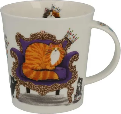 Zdjęcie produktu dla Kubek Lomond, „Regal Cats” – wybór motywu: motyw (B)