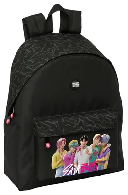 Productafbeelding van Safta K-pop Demon Hunters Saja rugzak, 20,80 liter, zwart. Kinderen, zwart, one size