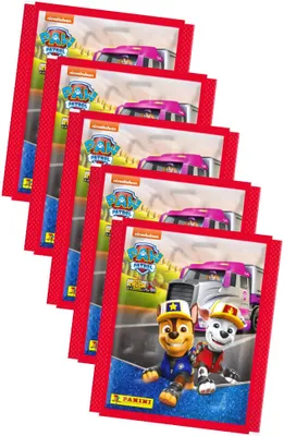 Produktbild von Panini Paw Patrol Sticker Serie 9 - Big Truck (2023) - 5 Tüten Sammelsticker