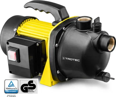 Produktbild von TROTEC Gartenpumpe TGP 1000 E | Wasserpumpe | Pumpe | Teichpumpe | Regenwasser