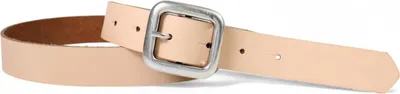 Produktbild von Ledergürtel Damen Echtleder 2,8 cm, eckige Schnalle silber, Gürtel FRONHOFER