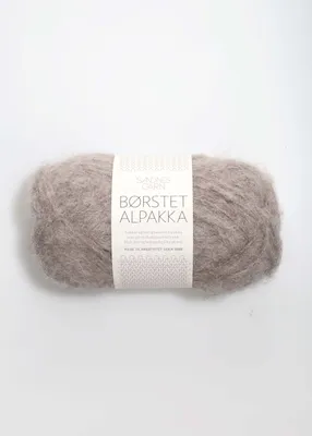 Produktbild von Borstet Alpakka col. 2650 beige mottled ca. 110 m 50 g
