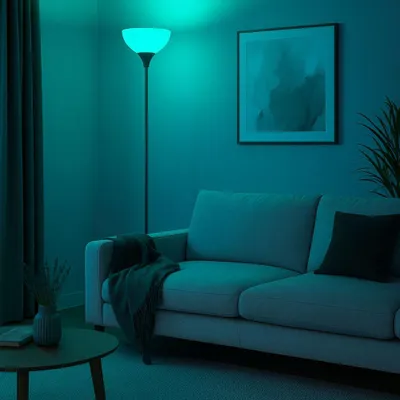 Produktbild von Smart LED Stehleuchte, opal, titanfarben, H 178,5 cm