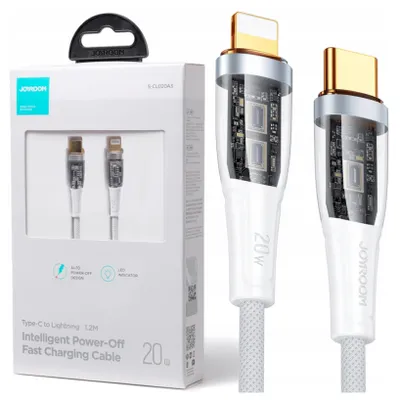 Image de Cable Do Usb-C Lightning 20W 1.2M Joyroom S-Cl020A3 (Biały)