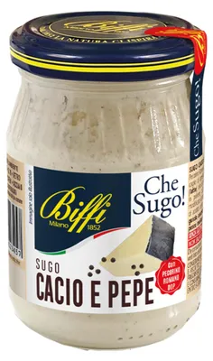 Produktbild von Sugo Cacio e Pepe Käsesauce 190g - Biffi