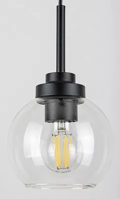 Produktbild von Rabalux 75006 Tirina, E27, schwarz, Kugel-rund, ø150mm