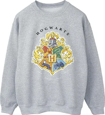 Produktbild von Harry Potter - "Hogwarts" Sweatshirt für Damen BI21599 (S) (Grau)