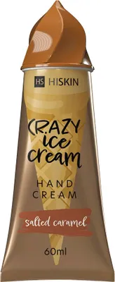 Zdjęcie produktu dla HiSkin Crazy Ice Cream Krem do rąk Słony Karmel, 60 ml
