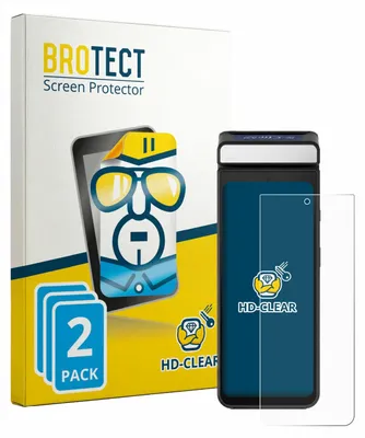 Produktbild von 2x Für Ciontek CS50S Schutzfolie BROTECT Displayschutz Display Schutz Folie Klar Transparent