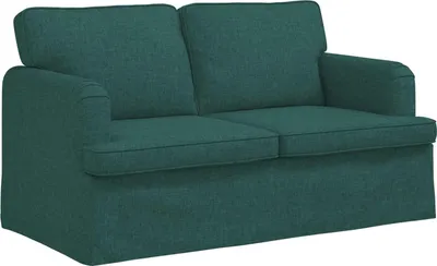 Immagine prodotto di vidaXL Divano verde scuro 144 x 80 x 85 cm in tessuto