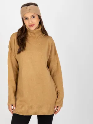 Produktbild von Rue Paris Lange Pullover Monesse kamel Universal