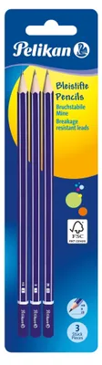 Produktbild von Pelikan 807418, Multi, Violett, Hexagonal, Schule, Sichtverpackung, 3 Stück(e)