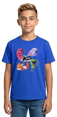 Produktbild von Spreadshirt Miraculous Choose Your Kwami Teenager T-Shirt, 152/164 (12-14 Jahre), Royalblau