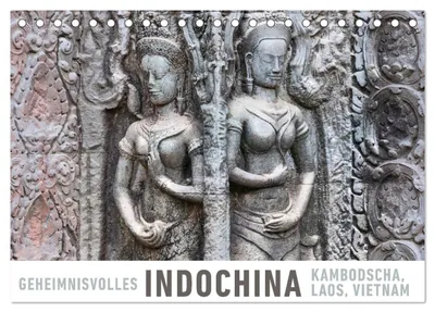 Produktbild von Geheimnisvolles Indochina Kambodscha, Laos, Vietnam (Tischkalender 2027 DIN A5 quer), CALVENDO Monatskalender