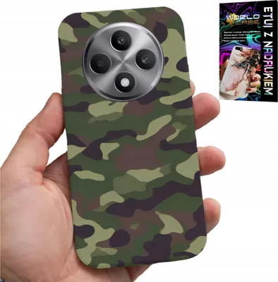 Zdjęcie produktu dla Etui Do Oppo Reno12 F / 12Fs 5G - Moro, Barwy Wojskowe Militariafan Case