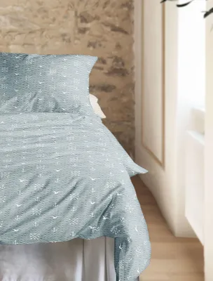 Produktbild von Irisette Seersucker Bettwäsche-Garnitur Easy 8603 Farbe jade Größe 155x220+80x80