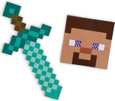 Produktbild von Minecraft Sword and Mask Set for Kids, Costume Accessory