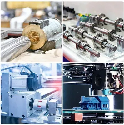 Imagen del producto de 6 tornillos de latón M8 x 4 mm para impresoras 3D