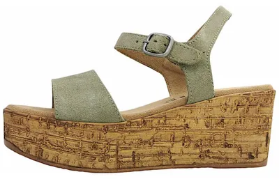 Produktbild von s.Oliver Damenschuhe Sandalette Grün Freizeit, Schuhgröße:42 EU