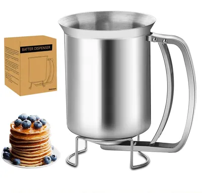 Immagine prodotto di Solidchoice - Imbuto in acciaio inossidabile per la cucina, 680 ml