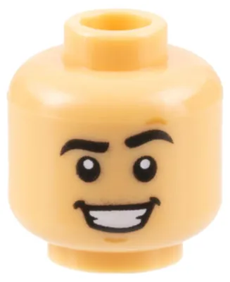Productafbeelding van LEGO minifiguur, mediumbeige (3626pb3152) – nieuw