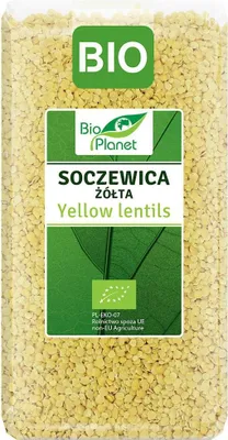 SOCZEWICA ŻÓŁTA BIO 400 g - BIO PLANET