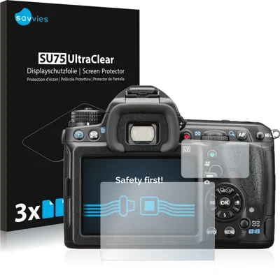 Produktbild von 6x Für Pentax K-3 II Schutzfolie Savvies Displayschutz Display Schutz Folie Klar Transparent