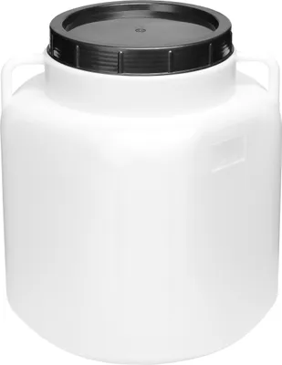 Produktbild von Garronda 40L Plastikfass BPA-freies quadratisches Fass und Behälter mit Deckel GD-0088, Weiß
