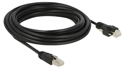 Produktbild von DeLOCK 85670, 5 m, Cat6, S/FTP (S-STP), RJ-45, RJ-45, Schwarz