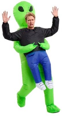 Immagine prodotto di Costume da cavalluccio per adulti Alien colorato - taglia unica