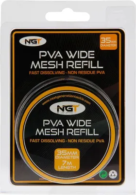 Zdjęcie produktu dla Wąż NGT PVA z wąską siateczką o średnicy 7 metrów x 35 mm