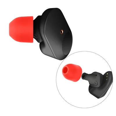 Produktbild von kwmobile 14x Ersatzpolster kompatibel mit Sony WF-1000XM3 / WF-1000XM4 / WF-1000XM5 - 4 Größen - Silikon Ersatz Ohrstöpsel In-Ear Kopfhörer - Polster