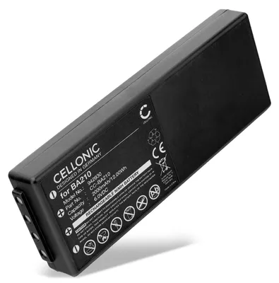 Produktbild von CELLONIC 1x Akku für Fernbedienung Kompatibel mit HBC Radiomatic Spectrum 3, BA213020, BA214061, BA210 - (2000mAh , 6V)