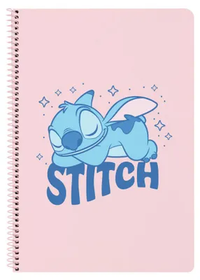 Produktbild von Safta Stitch 80 Sheets 21.5x31x1 Cm Notizbuch Rosa Kinder Rosa One Size