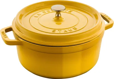 Obrázek produktu pro Kruhový litinový hrnec 3,7 l LA COCOTTE citronový  Staub