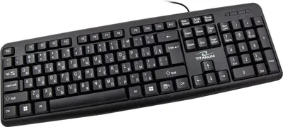 Image de Clavier USB standard filaire Titanum Bg