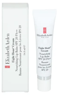 Zdjęcie produktu dla Elizabeth Arden Eight Hour Cream Nourishing Lip Balm Broad Spectrum Sunscreen SPF 20, Balsam do ust, Bezbarwny, Kobiety, Skóra sucha, Odżywiający, OCTINOXATE, AVOBENZONE, POLYBUTENE, MICROCRYSTALLINE WAX/CERA MICROCRISTALLINA/CIRE...