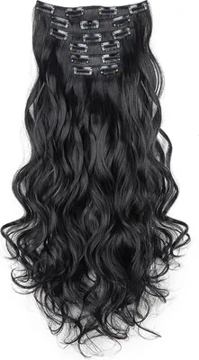 Image de INF Extensions de cheveux bouclés à 16 clips, 6 pièces