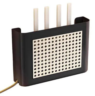 Router-Box zur Wandmontage, Kabelbox, L, Schwarz/Weiß