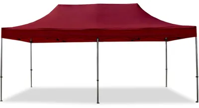 Produktbild von TOOLPORT 3x6m Stahl Faltpavillon, ohne Seitenteile, rot