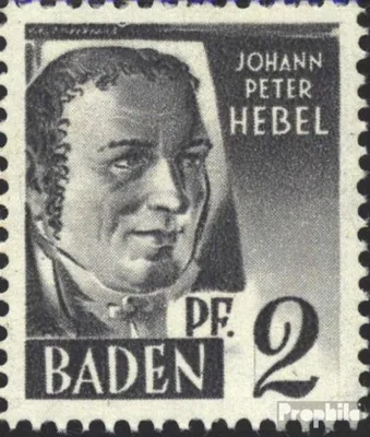 Produktbild von Briefmarken Franz. Zone-Baden 1947 Mi 1VII, Einbuchtung im Oberrand (Feld 97) postfrisch Freimarke