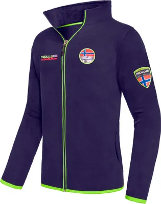 Produktbild von Nebulus Sweatjacke NORY Herren, Übergangsjacke, mit Eingriffstaschen, P6542 - Herren, navy-lime, M