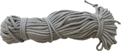 Produktbild von Ø 6 mm x 100 m Baumwollkordel Kordel Baumwolle 100 % Baumwollschnur Grau Ø 6 mm