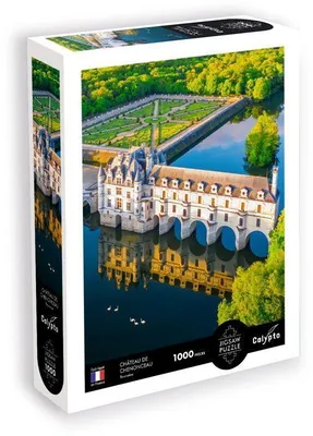 Produktbild von Puzzle, 1000 Teile, SENTOSPHERE Calypto, Château de Chenonceau, Seidige Haptik, Ab 9 Jahren