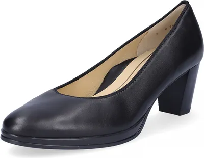 Produktbild von Ara Damen Leder Pumps schwarz matt 3,5