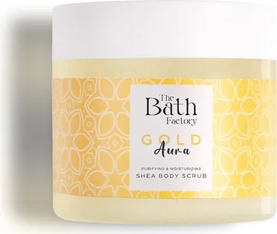 Obrázok produktu pre The Bath Factory Gold Aura Body Scrub - Mystická starostlivosť pre žiarivú pokožku